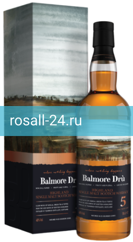 Виски Balmore Dru Highland Single Malt Scotch Whisky 5 YO