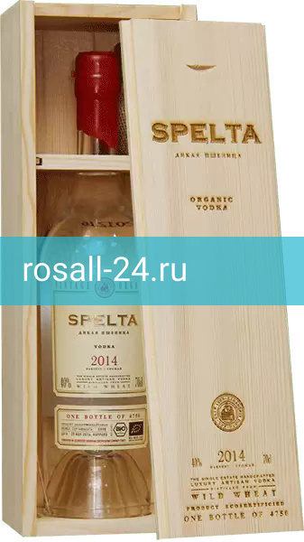 Водка Spelta, в подарочной упаковке