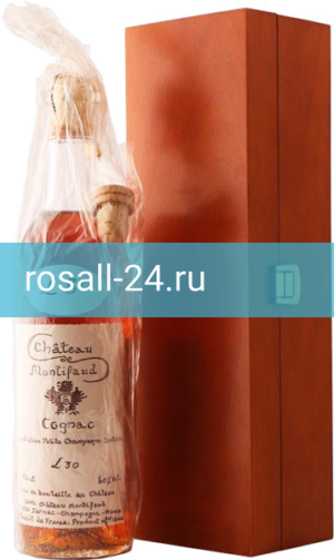 Коньяк Petite Champagne Chateau de Montifaud, 30 Years Old, wooden box