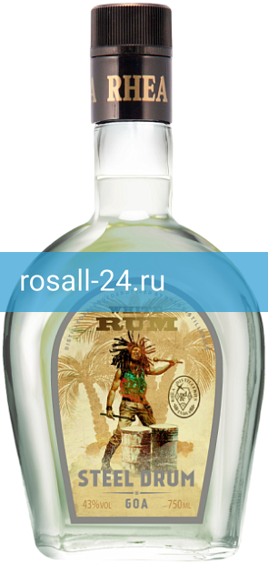Ром Rum Steel Drum white