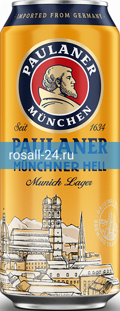 Светлое пиво Paulaner Original Munchner Hell