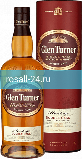Виски Glen Turner, Heritage Double Wood, в подарочной упаковке
