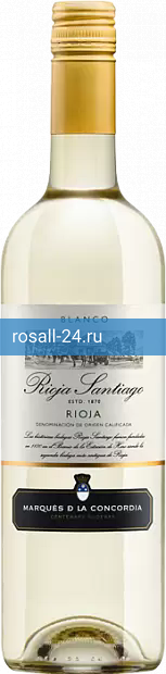 Вино Rioja Santiago Blanco