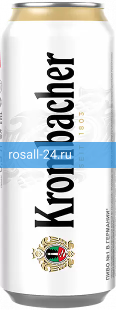 Светлое пиво Krombacher Pils, в банке